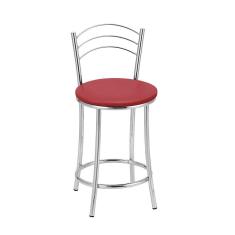 Kit 2 Banquetas Cromadas Bc26c Assento Espuma D15