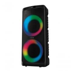Caixa de Som Portátil Mondial Pbx-600 600W Rms Bluetooth com Luzes Multicores Preto