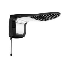 Chuveiro Acqua Wave Ultra Eletrônico 7800W Instalação de Parede com Controle de Temperatura Preto Cromado Lorenzetti