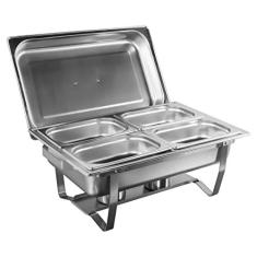 Rechaud inox 4 cubas 9 litros banho-maria Richoa