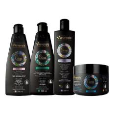 Kit Arvensis Cachos Ondulados E Cacheados Ativador 500Ml