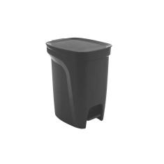 Lixeira Tramontina Basic Compact Em Polipropileno Preto Com Haste Em Aço Galvanizado 10 L Tramontina
