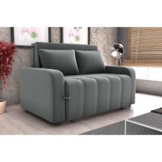 Sofá Cama Amora Masserati Cinza E401 - Matrix