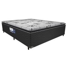Cama Box Conjugado Casal: Colchão Ortopédico D28 ProDormir Advanced Black (138x188x50) - Probel