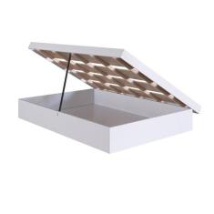 Cama Casal Queen Box Báu 160 Bogotá Branco - Art in Móveis
