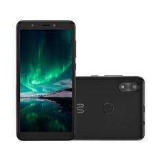 Smartphone Multilaser F Pro 4G 16GB Wi-Fi 5.5 pol. Dual Chip 1GB RAM Sensor de Digitais 5MP + 5MP Android 9 (Go edition) Quad Core - Preto - P9118 P9118