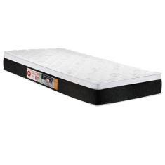 Colchão Solteiro Espuma D45 Black White air Euro Pillow (78x188x23) - Castor