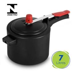 Panela De Pressão 7 Litros Antiaderente Teflon Grande Alumínio Eirilar