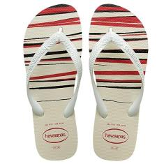 Chinelo Havaianas Masculino Top Basic Estampado Cor:Branco;Tamanho:43/44