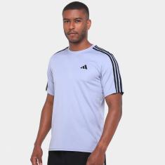 Camiseta Adidas Essentiasl 3 Listras Masculina-Masculino