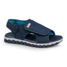 Sandália Infantil Bibi Summer Roller Sport Masculina Azul - 1103021-Masculino