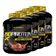 Kit 4x Whey Protein Iso Blend Complex 2Kg - XPRO-Unissex