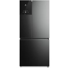 Geladeira Electrolux Frost Free Inverter 596L AutoSense 3 Portas Cor Black Inox Look (IM8B) 220V