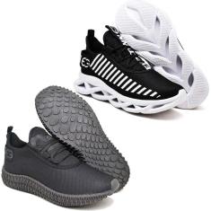 2 Tênis Masculino Evoltenn Easy Modelos Diferentes-Masculino