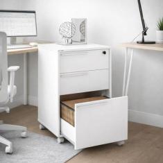 Gaveteiro 3 Gavetas com Chave Maia - Politorno