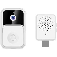 Campainha De Vídeo Remota Sem Fio Inteligente, Campainha De Vídeo Inteligente Interfone Doméstico Visão Noturna HD, Porta De Segurança De Armazenamento Automático Inteligente Chamadas Bidirecionai