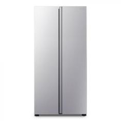 Geladeira Hisense Side by Side Inverter Frost Free 441L RS3P428NEDA Cinza 220V