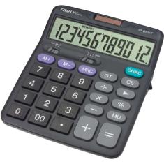 Calculadora de mesa 12 Dig. Botão Lig/Desl c/Capa Procalc