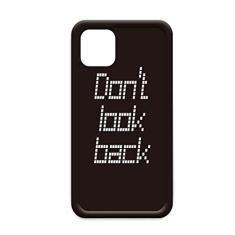 Capa com citação inspiradora Don't Look Back para iPhone 11 Pro Max para Apple Mobile Case