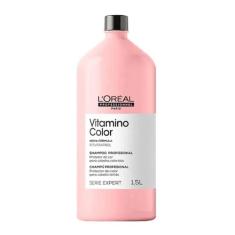 Shampoo Fixador + Potencializador Da Cor Vitamino Color Aox 1,5L - Lnu