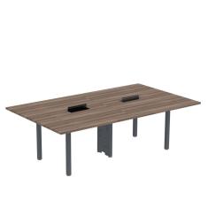 Mesa Reunião 240cm X 140cm Mrcpb2414 Walnut/Grafito