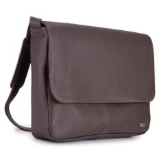 Bolsa Carteiro Pasta Excecutiva Bolsa Masculina P/Notebook Couro Bovino (marrom escuro) (MARROM ESCURO)