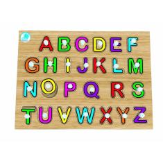 Quebra Cabeça Com Pinos Alfabetização