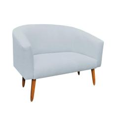 Namoradeira Stella 02 Lugares Linho Cinza Claro A05