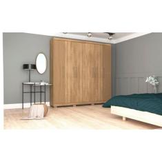 Guarda Roupa Pernambuco 6 Portas e 6 Gavetas - Cor Nature / Brisa - Vi