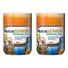 Kit 2 Nutra Senior Diabetics Care 800g-28 Vitaminas E minerais - Nutra