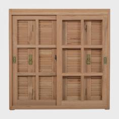 Janela Pantográfica Quadriculada Je121 Esel 100x120x14cm