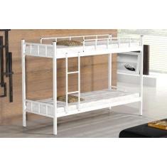 Beliche Tubular Ferro E Aço Para Duas Pessoas Colchão 78 - JB Moveis, 