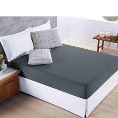 Jogo Lençol Cama King 3 peças Micropercal 200 fios Avere - Bia Enxovai