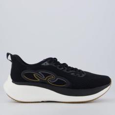 Tênis Olympikus Voa 3 Preto e Cinza, 40