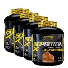 Kit 4x Whey Isso Blend CompleX Protein  2Kg - XPRO-Unissex
