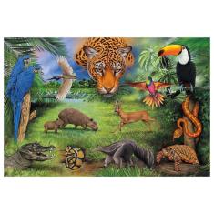 Jogo Quebra Cabeca Puzzle 150 Pecas Fauna Brasileira