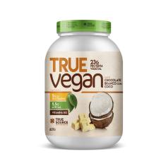 True Vegan Proteína Vegetal - 837g Chocolate Branco Com Coco - True Source