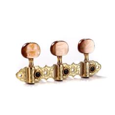 Tarraxa Para Violão Dourada/Marrom Spirit J800-GD-R1L1 [F035]