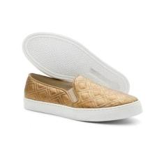 Slip on feminino tenis plataforma casual sapato de couro legitimo confortavel-Feminino