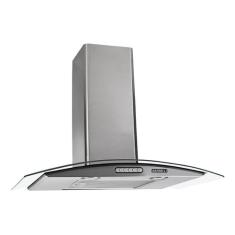 Coifa De Parede 70cm Vidro Curvo Duto Slim Inox 110v Nardelli