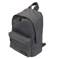 Mochila em Nylon 2 bolsos Newlink MH100 - Cinza, 28,5 x 41,5 x 19,5cm