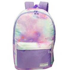 Mochila Juvenil Feminina Estampa Universo Dl1068 - Dl By Ello