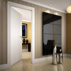 Kit Porta de Madeira 210x70cm Lisa Primer Direita Moldufama