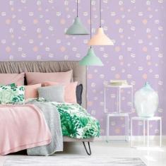 Papel de Parede Kids Gato e Bola de Lã - Mais de Casa