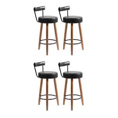 Kit 4 Banquetas Nápoles 89cm Couríssimo - Salaone