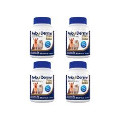 Pelo E Derme 750 Dha + Epa 60 Capsulas - Vetnil - 4 Unidades