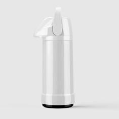 Garrafa Térmica GLT Pressão 1L Branco Invicta, 1L, Branco