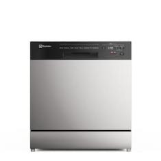 Lava-Louças Electrolux LS08E 8 Serviços Lava e Seca Inox