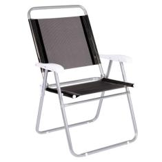 Cadeira Master Plus Alumínio Preta - MOR