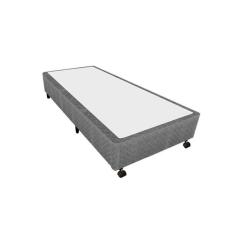 Cama Box Base Universal Solteiro Poli Tecido Gray (78x188x27) - Castor
